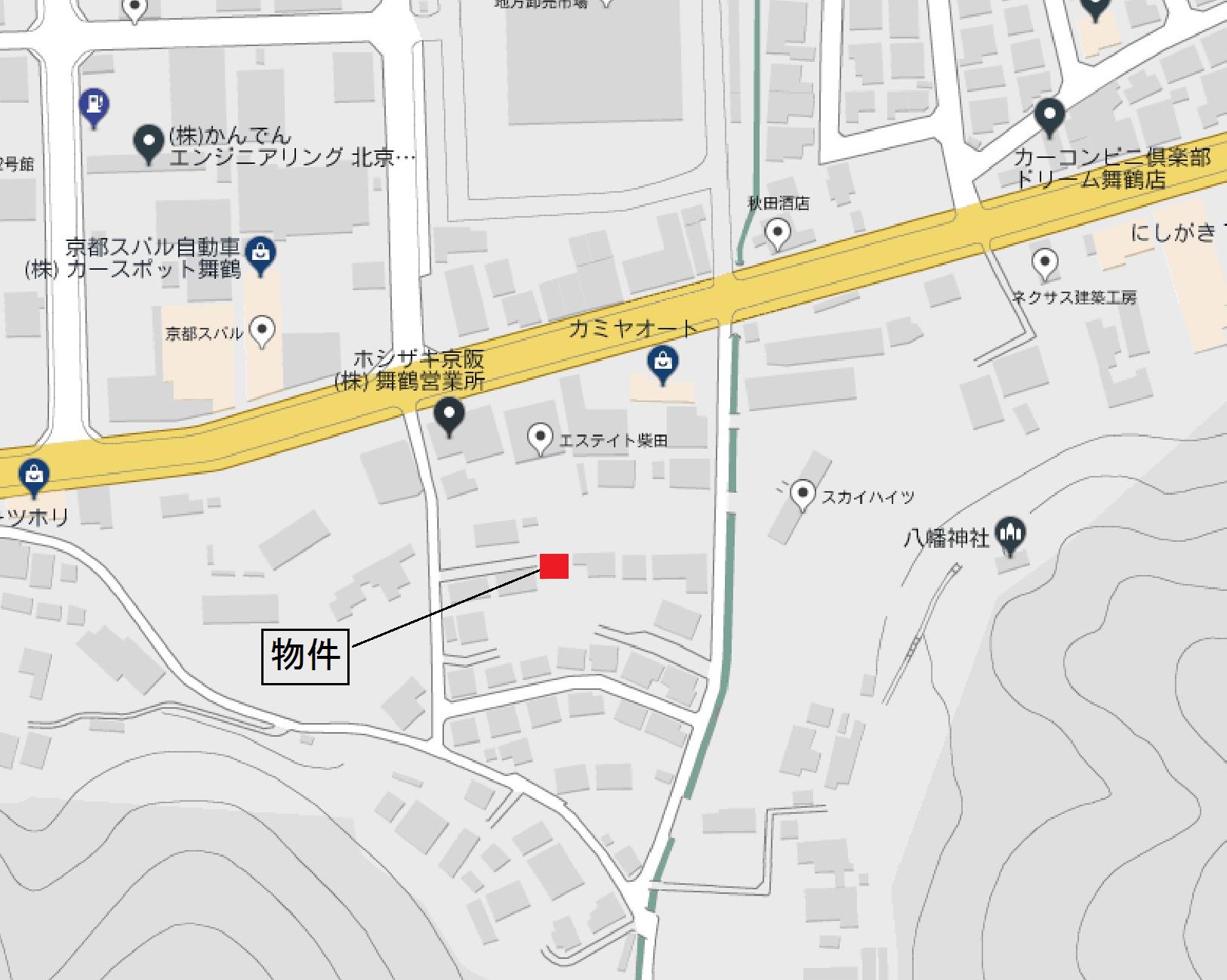 下福井105-4(塩田様)地図
